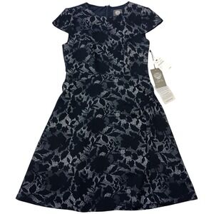 Vince Camuto Fit & Flare Dress Party Cocktail NWT Navy Blue NWT SKUCH110‎
